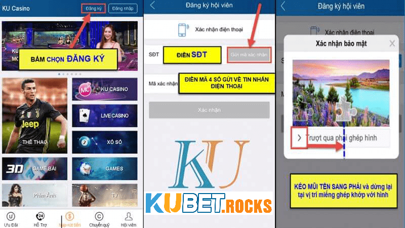 Hướng dẫn đăng ký Kubet chi tiết
